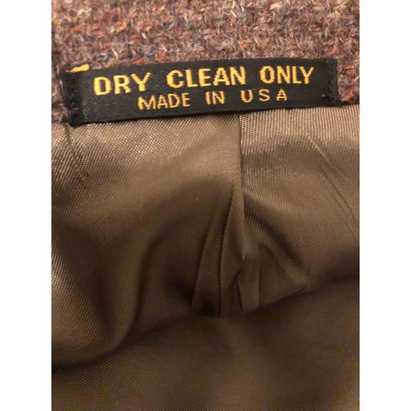 VTG Row Mens Brown 100% Wool Blazer Sport Coat Jacket Sz: 48R Academia Fall - Picture 6 of 16